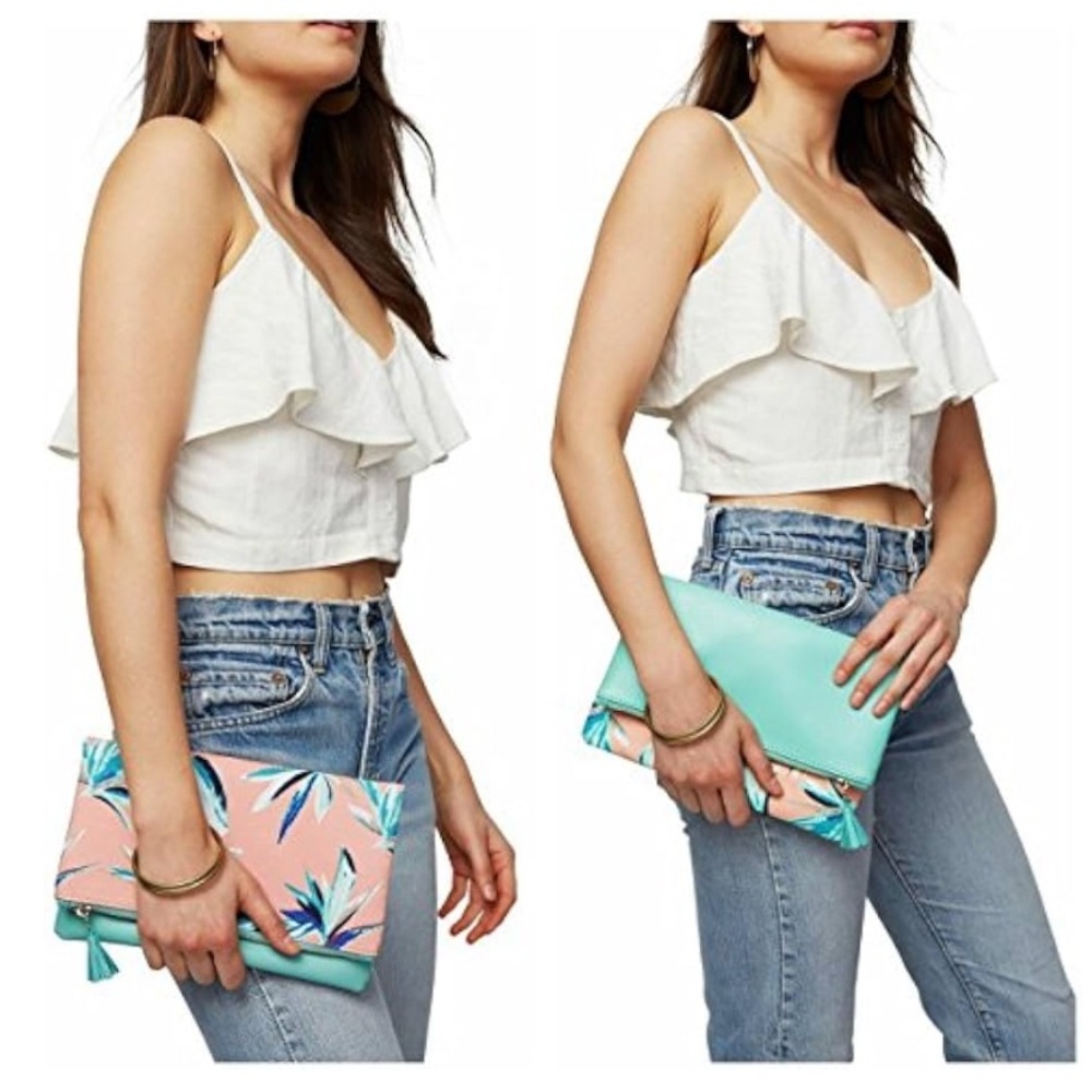 Rachel Pally limited edition reversible clutch